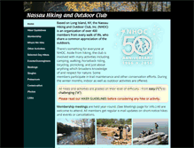 Tablet Screenshot of nassauhiking.org